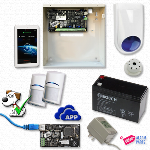 Bosch 2000 + 7" Touch Screen + 2 Tri-Techs (Pet Proof) IP Kit