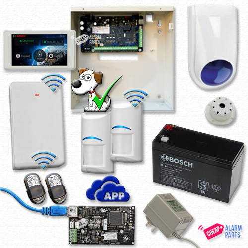 Bosch 3000 + 5" Touch Screen + 2 Wireless Tri-Tech IP Kit - Stainless