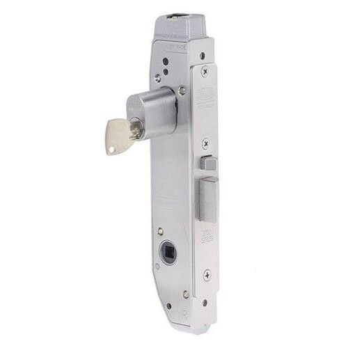 Lockwood 25.4mm Backset Lock, Fail Safe/ Secure - Key override Monitored 12-24 Voltage.