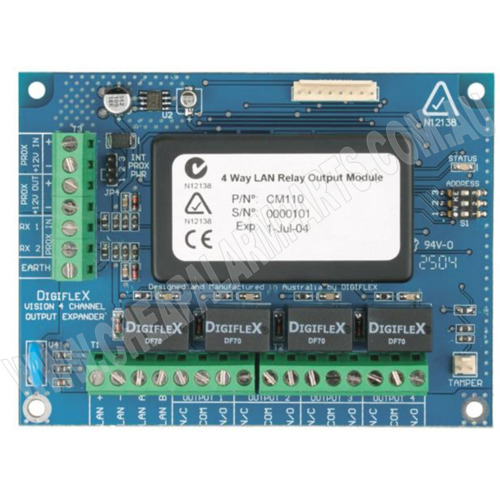 Bosch CM110 Relay and 2x Proximity reader input board