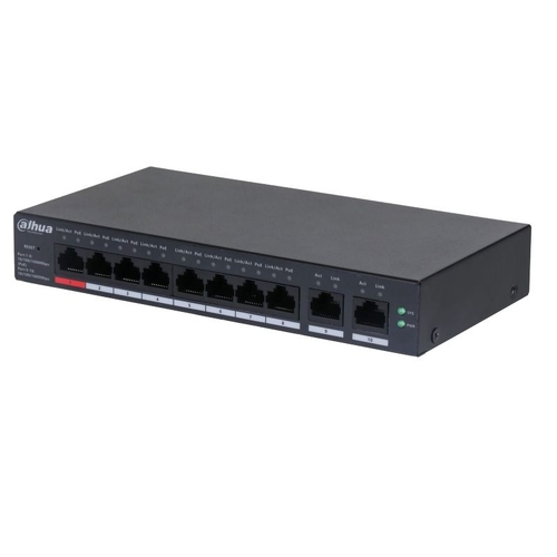 10-Port Cloud Managed Desktop Gigabit Switch with 8-Port P