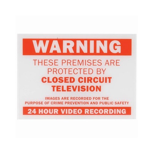 CCTV Warning Sign - LA5114