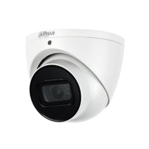 Dahua 4MP WizSense Fixed Starlight Turret, 2.8mm, Perimeter, SMD, SD Card, WDR, IR50m, Built-in Mic, IP67, POE