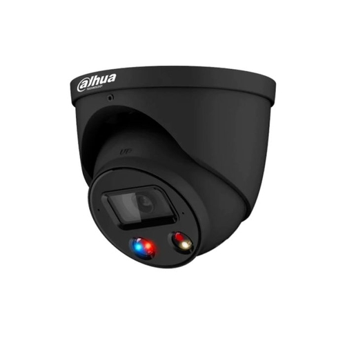 Dahua 8 MP Smart Dual Illumination Active Deterrence Fixed-focal Eyeball WizSense Network Camera - Black