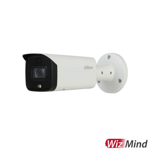 Dahua 5MP AI Active Deterrence Starlight IP Bullet Fixed 2.8mm, Built-in Speaker, WDR, IR 60m, Micro SD, IP67, POE