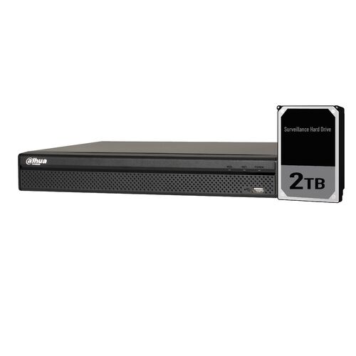 Dahua 8ch Penta-brid Record Up to 4K,IVS,Face Detection,Smart Serach, Smart Fan,P2P,HDD-2TB installed
