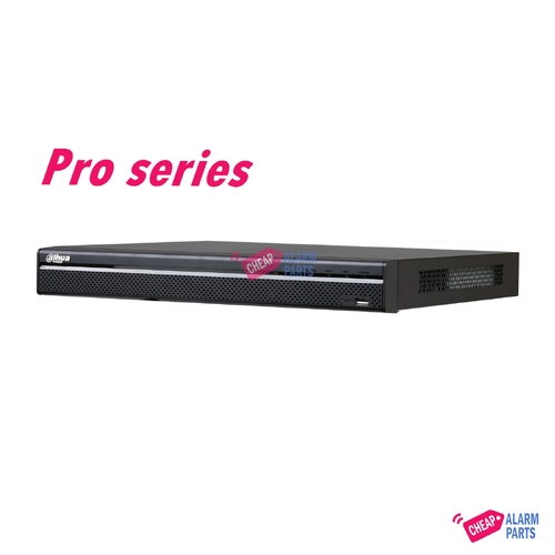 Dahua 16ch Pro NVR Record Up to 12MP,16 Port PoE, HDMI(4K),Fisheye Dewarp, Face Detection, ANPR, POS, P2P
