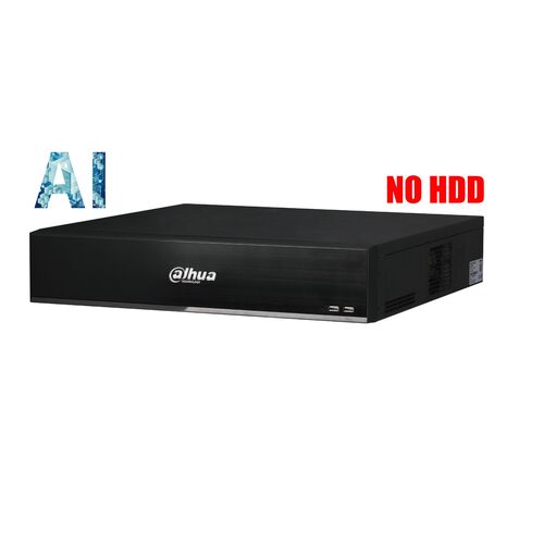 Dahua 64ch AI NVR Record Up to 16MP,2x HDMI(4K)/VGA, Face Capture, Face Recognition, People Counting, ANPR, POS, P2P,