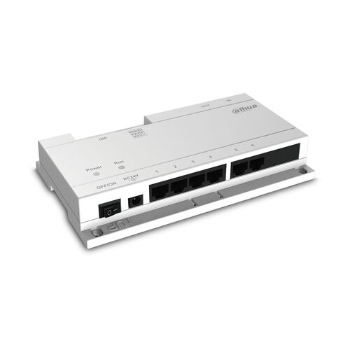 Dahua POE switch for IP System with dahua network protocol, connect up to 6 indoor monitor