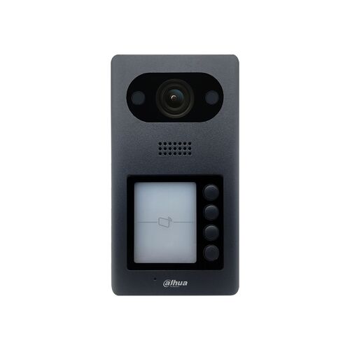 Dahua 2MP IP Villa 4 button Outdoor Station, Viewing Wide Angle 140 degree, Night vision,Mifare Card Reader