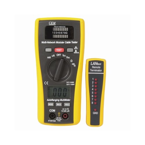 2 in 1 Network Cable Tester and Digital Multimeter