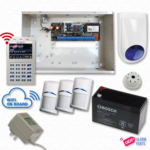 Bosch Solution 6000 3G GSM -WiFi Alarm Kit with 3x PIRs