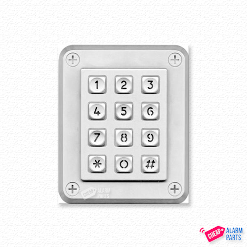 Nidac Stainless Flush Keypad Backlit