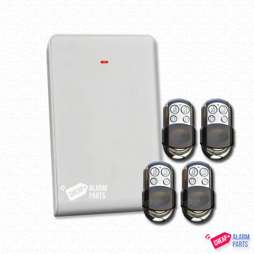 Bosch 6000 RFRC-STR2 Radion Wireless Upgrade Kit - 4x Stainless Remotes
