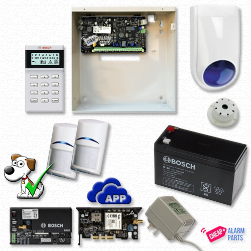 Bosch Solution 2000 GSM+ 2 Tri-Techs (Pet Proof) + Icon Keypad