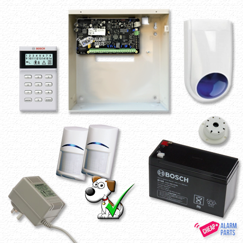 Bosch Solution 2000 + 2 Tri-Techs (Pet Proof) + Icon Keypad