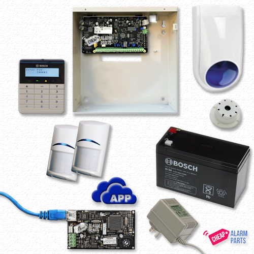 Bosch 2000 + TEXT + 2 PIRs IP Kit