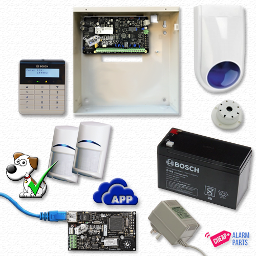 Bosch 2000 + TEXT + 2 Tri-Techs (Pet Proof) IP Kit