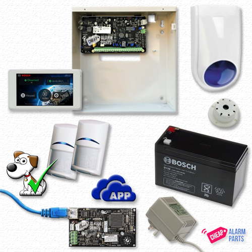 Bosch 2000 + 5" Touch Screen + 2 Tri-Techs (Pet Proof) IP Kit