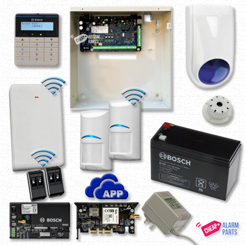 Bosch Solution 3000-GSM + 2 Wireless PIRs + Text Keypad