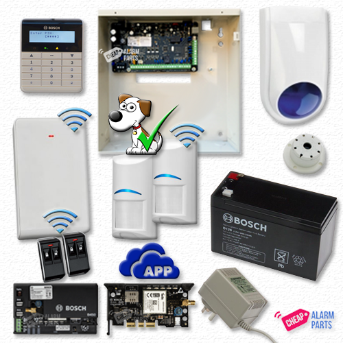 Bosch Solution 3000-GSM + 2 Wireless Tri-Techs + Text Keypad