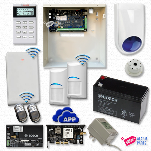 Bosch Solution 3000-GSM + 2 Wireless PIRs + Icon Keypad + P/KFOB
