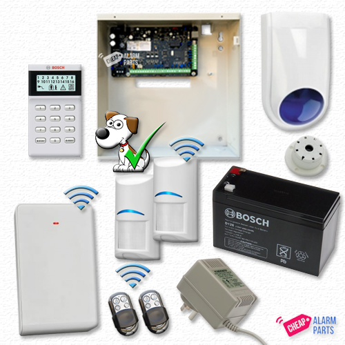 Bosch Solution 3000 + 2 Wireless Tri-Techs (Pet Proof) + Icon Keypad + P/KFOB
