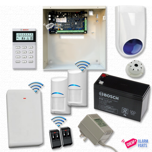 Bosch 3000 + LCD + 2 Wireless PIR Kit - Plastic