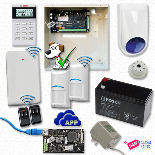 Bosch 3000 + LCD + 2 Wireless Tri-Tech IP Kit - Plastic