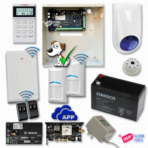 Bosch Solution 3000-GSM + 2 Wireless Tri-Techs + Icon Keypad