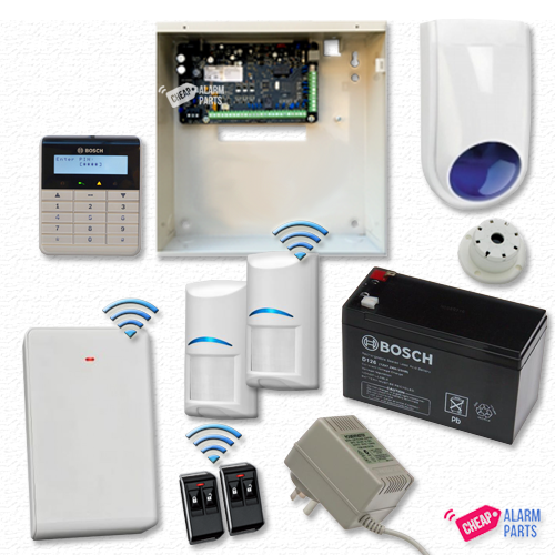 Bosch 3000 + TEXT + 2 Wireless PIR Kit - Plastic