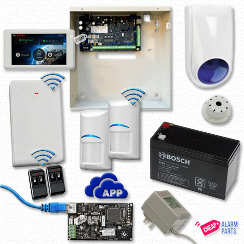 Bosch Solution 3000 IP Cloud Kit + 2 Wireless PIRs + 5" Touch Screen Keypad