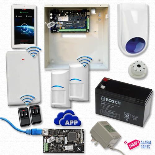 Bosch 3000 + 7" Touch Screen + 2 Wireless PIR IP Kit - Plastic