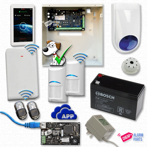 Bosch 3000 + 7" Touch Screen + 2 Wireless Tri-Tech IP Kit - Stainless