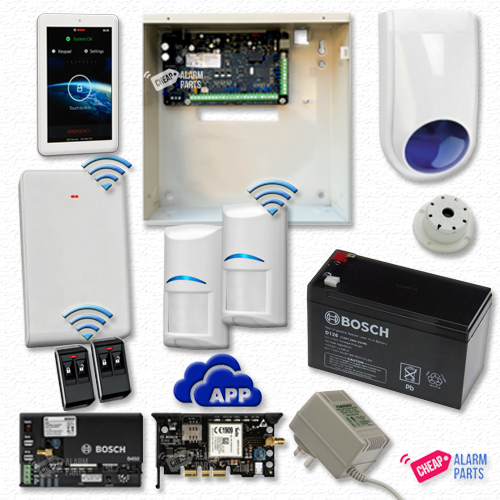 Bosch Solution 3000-GSM + 2 Wireless PIRs + 7" Touch Screen Keypad