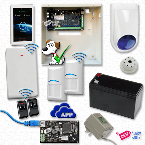 Bosch Solution 3000-IP + 2 Wireless Tri-Techs + 7" Touch Screen Keypad