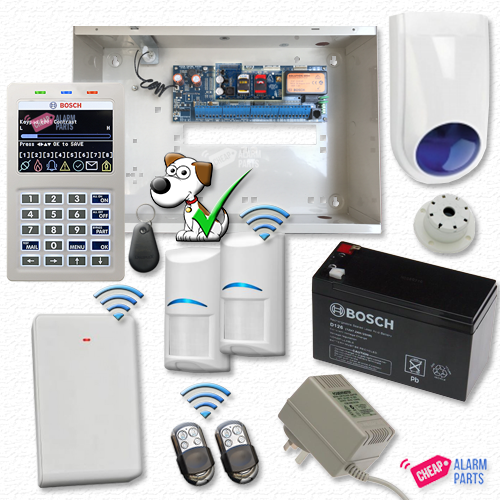 Bosch Solution 6000 4G GSM Smart + 2 x Wireless TriTechs (Pet Proof)+ PK/FOB