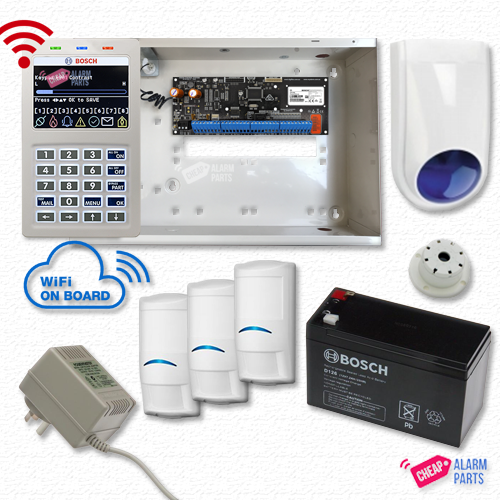 Bosch Solution 6000 WIFI Alarm Kit with 3x Professional PIRs