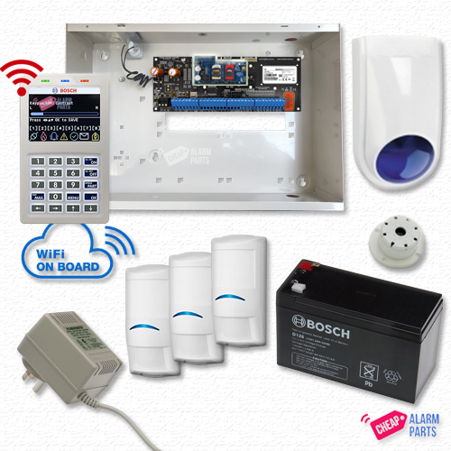 Bosch Solution 60003G GSM - WIFI Alarm Kit with 3x Professional Tri-Techs