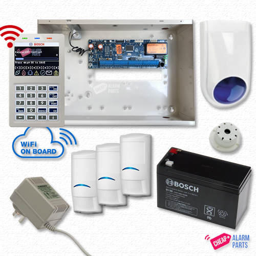 Bosch Solution 6000 WIFI Alarm Kit with 3x Professional Tri-Techs