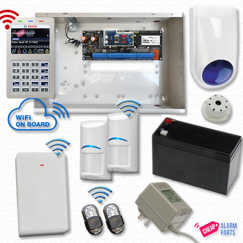 Bosch Solution 6000 3G GSM -WiFi Alarm Kit with 2x Wireless PIRs+ PK/FOB