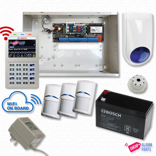 Bosch Solution 6000 3G GSM -WiFi Alarm Kit with 3x QUADs