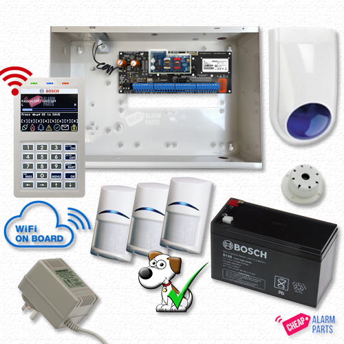 Bosch Solution 6000 3G GSM -WiFi Alarm Kit with 3x Tri-Techs (Pet Proof)