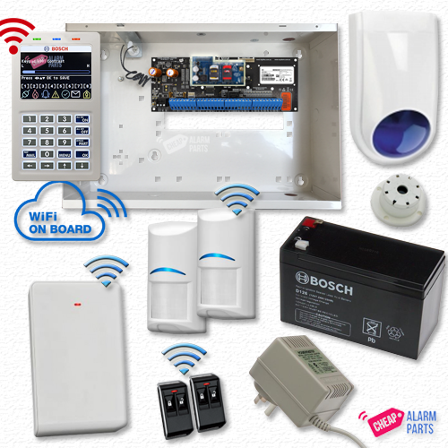 Bosch Solution 6000 3G GSM -WiFi Alarm Kit with 2x Wireless PIRs