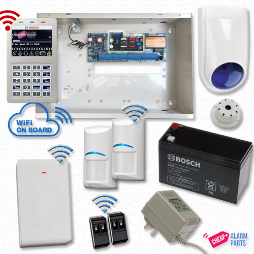 Bosch Solution 6000 4G GSM -WiFi Alarm Kit with 2x Wireless PIRs