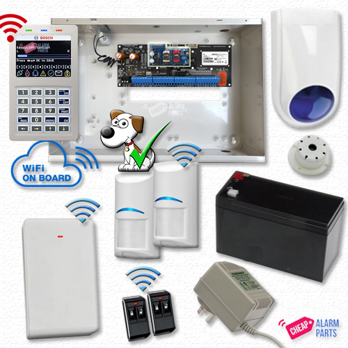 Bosch Solution 6000 3G GSM -WiFi Alarm Kit with 2x Wireless Tri-Techs (Pet Proof)