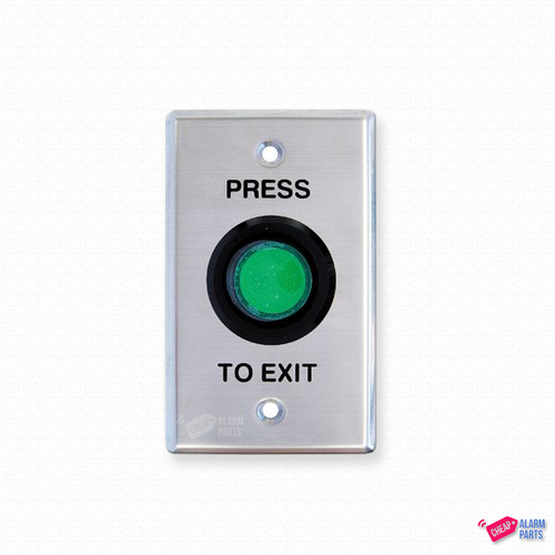 REX Illuminated Plastic Button Std Plate
