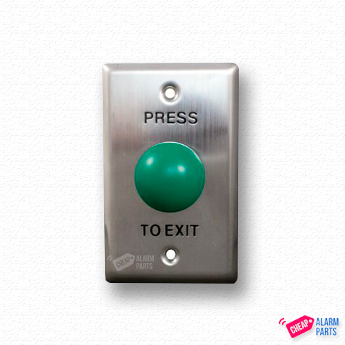 Green High Impact 22mm IP67 Dome Button & Stainless