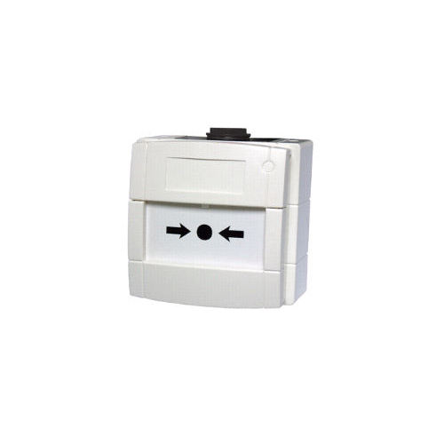 KAC Break Glass IP67 Rated - WHITEwith Inlet Gland, Double Pole